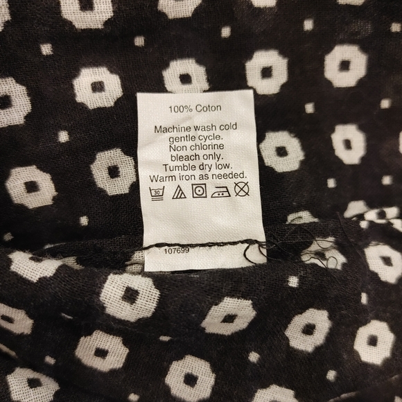 JCREW SWIM COVERUP TUNIC, BLACK S - Picture 10 of 11